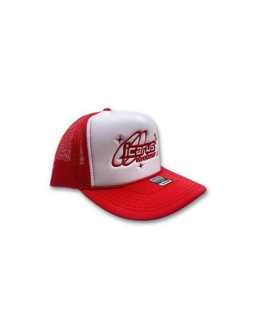 Icarus Streetwear Red/White Trucker Hat
