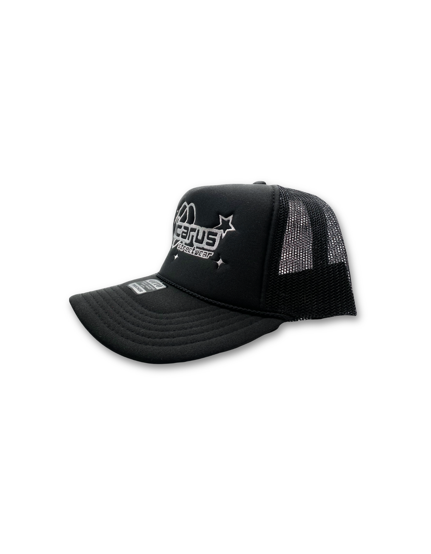Icarus Streetwear Black Trucker Hat